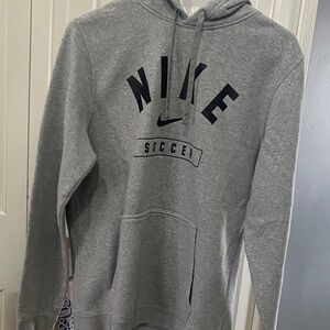 Nike Gray Crewneck Soccer Hoodie Men’s size small